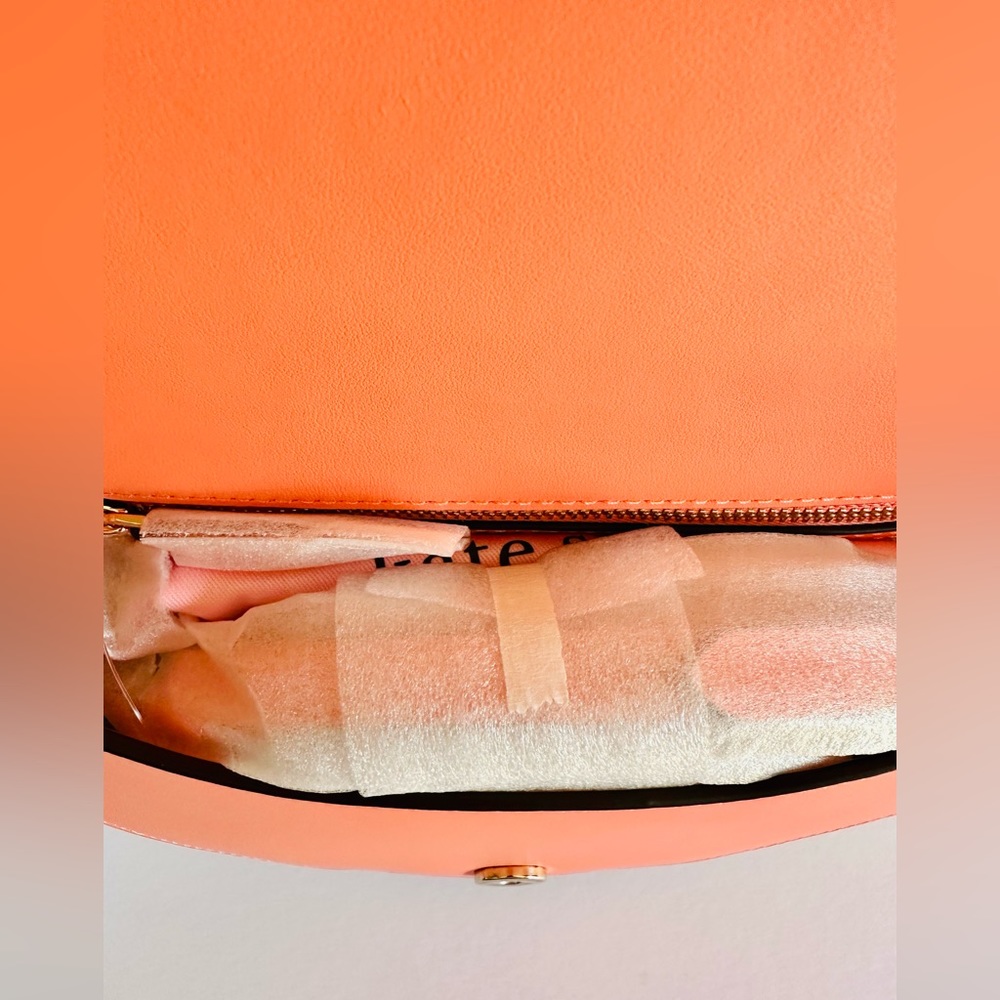 NWT! Kate Spade ♠️ Squeeze Wicker 3d Grapefruit Crossbody/Top Handle Bag - Picture 8 of 10